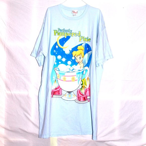 Disney Blue Sleep Shirt Women's Size One - Picture 2 of 3